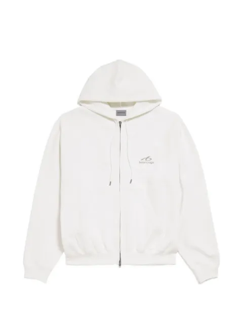 Balenciaga sudadera con capucha y logo