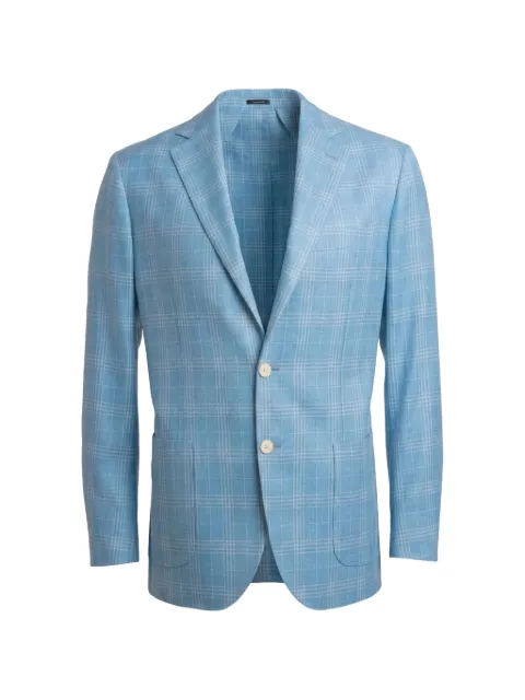 SARTORIO NAPOLI checked single-breasted jacket