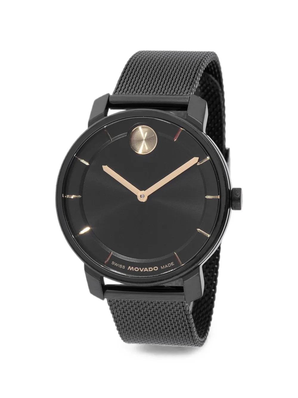 Movado Bold Evolution 34mm mesh watch - Nero