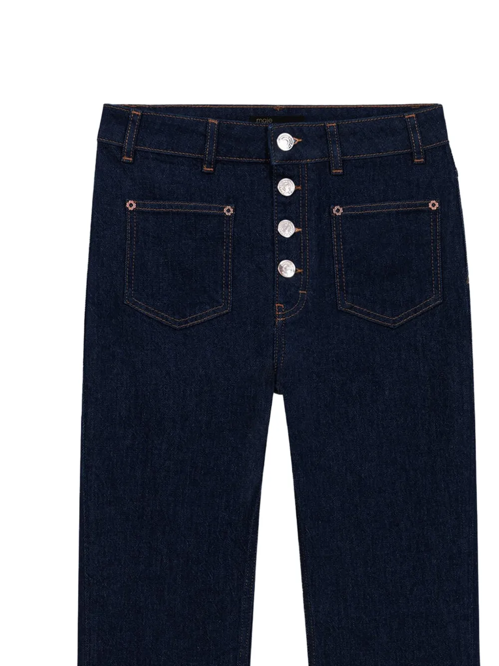 Maje Straight jeans Blauw
