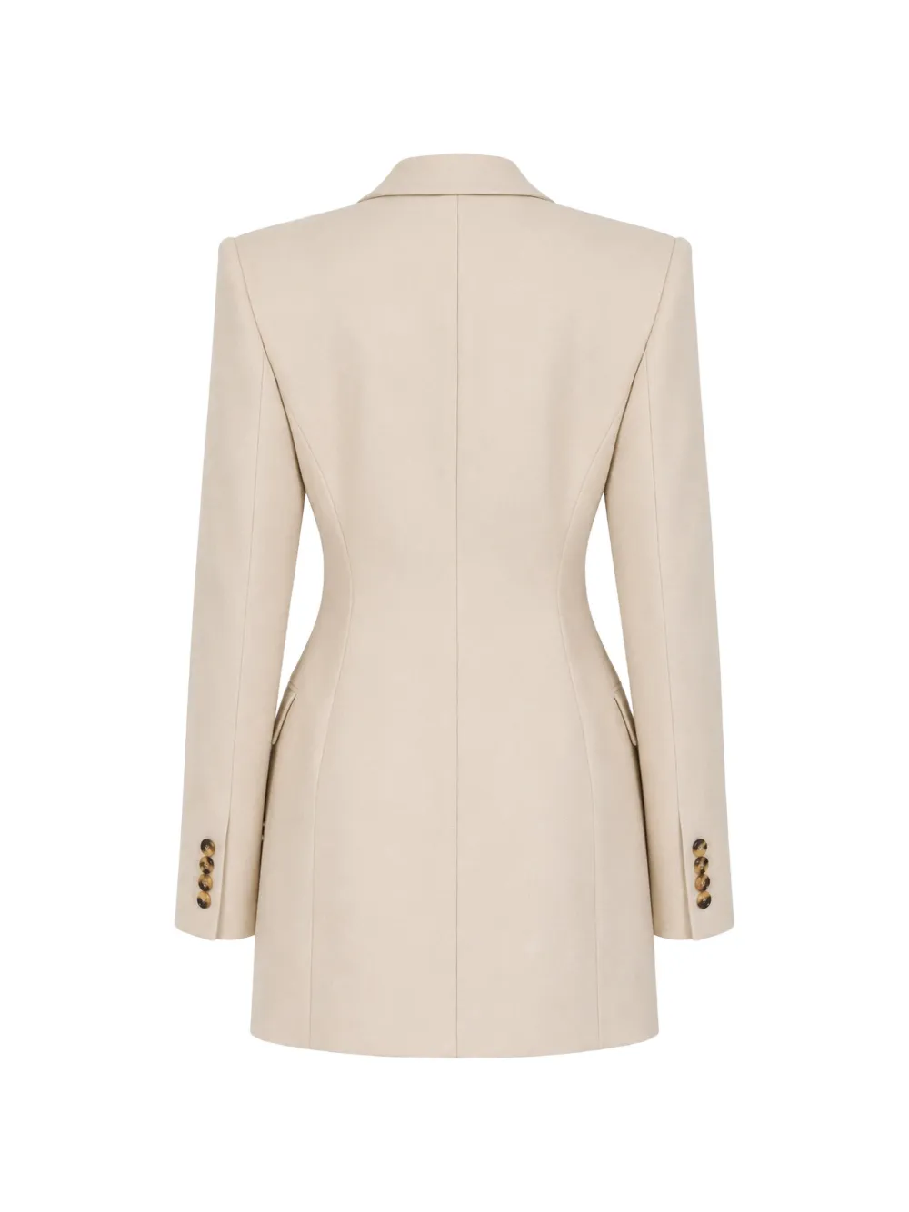 WARDROBE.NYC Blazer met dubbele rij knopen Beige
