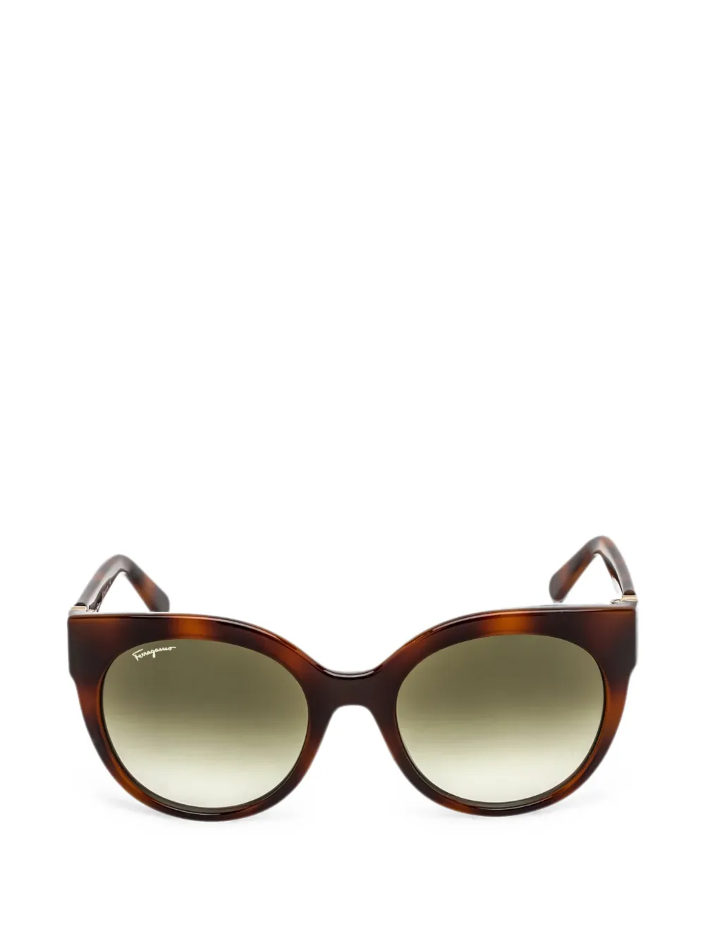 Ferragamo Eyewear round-frame sunglasses - Braun