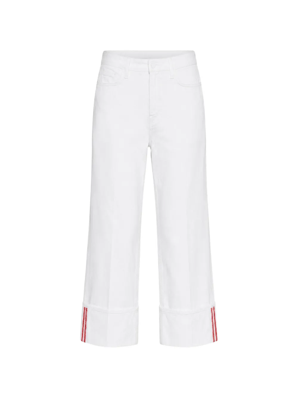 L'Agence Jeans Leighton con banda laterale - Bianco