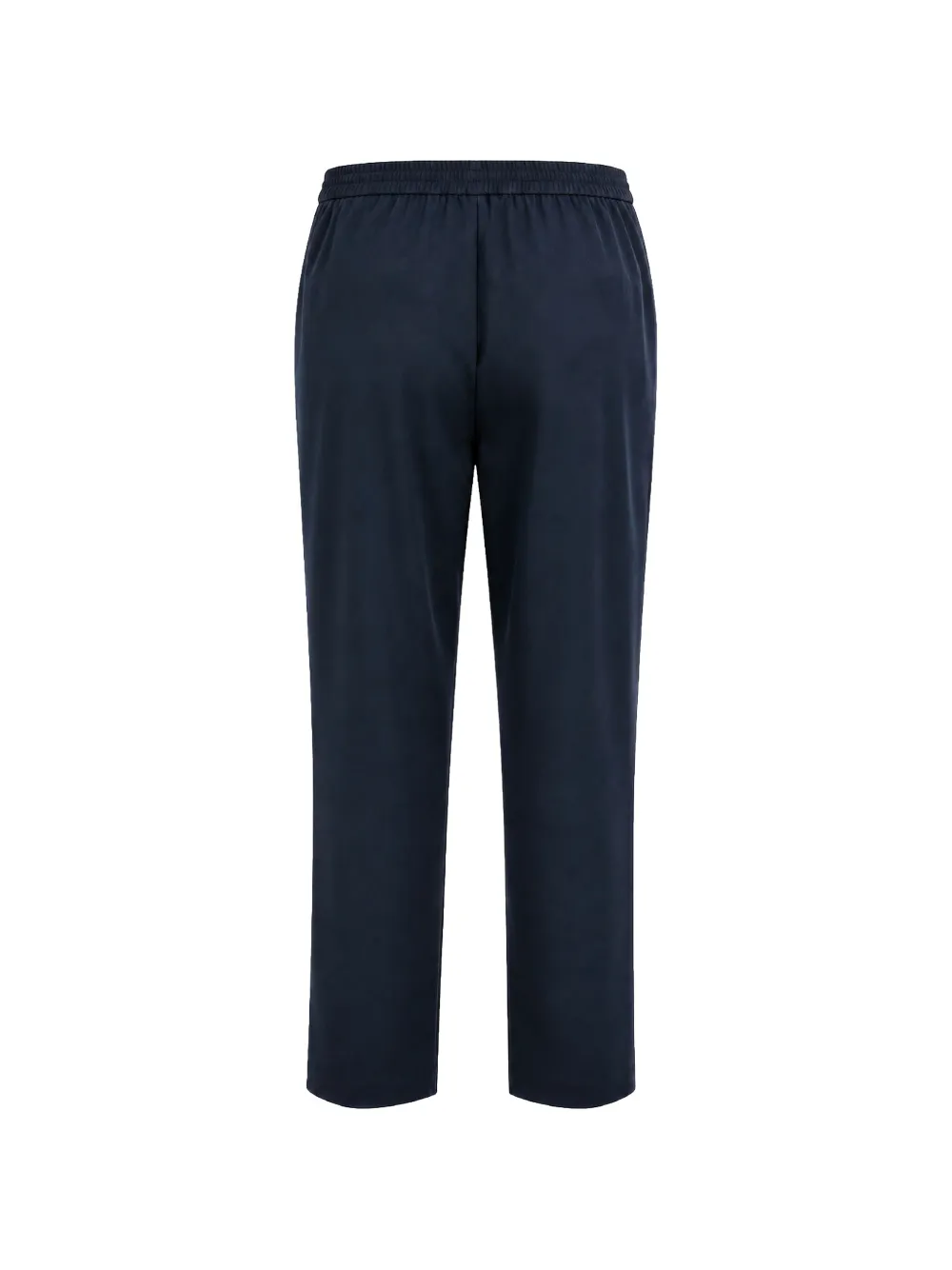 Eleventy Plooibroek met elastische taille Blauw