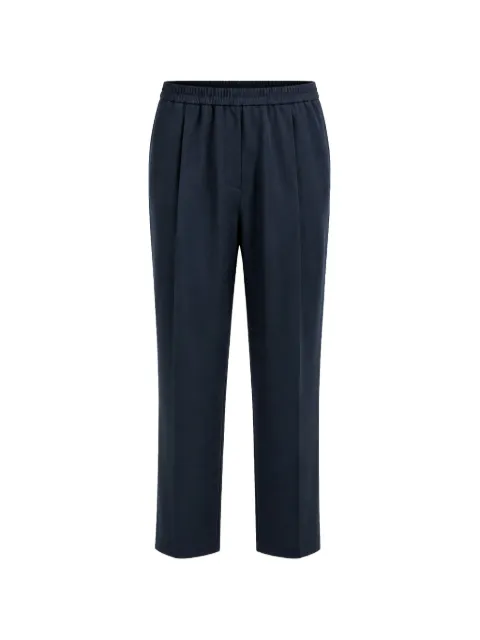 Eleventy elasticated-waist pleated trousers