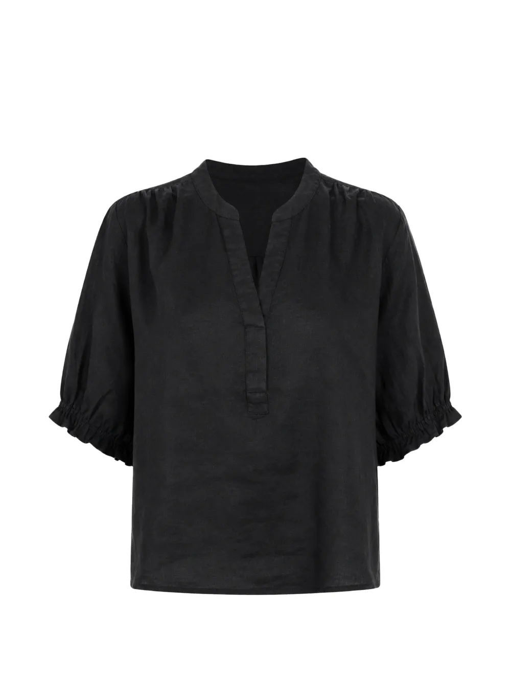 Xirena Blusa Camila con maniche a palloncino - Nero