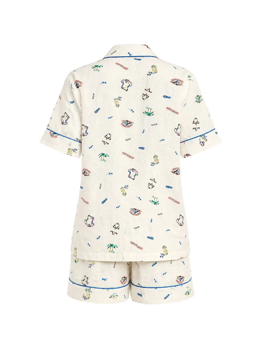 Polo Ralph Lauren Pyjama met grafische print Beige