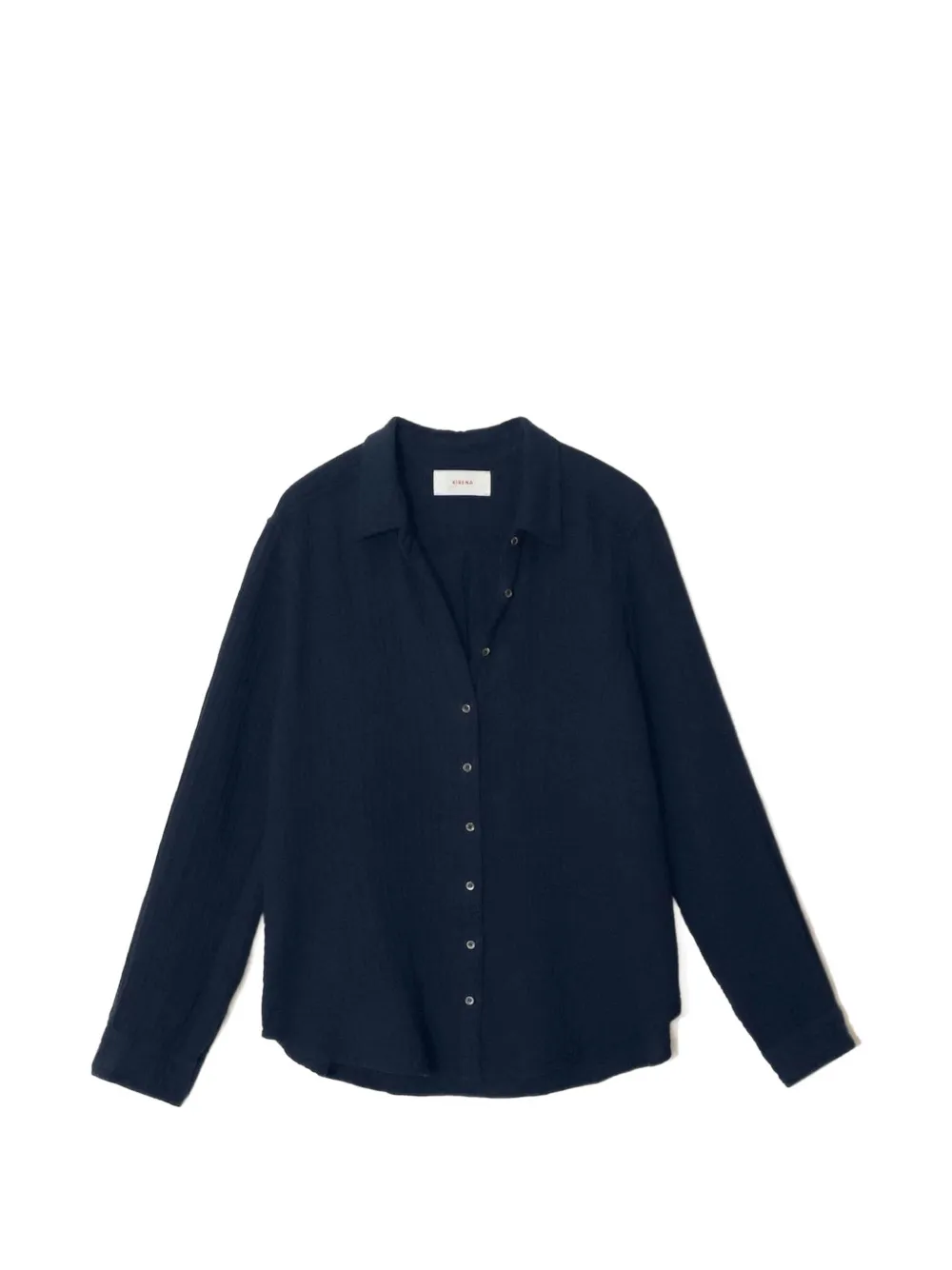 Xirena crinkled long-sleeve shirt - Blue