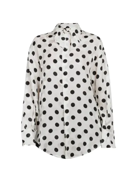 SA SU PHI Su polka-dot-print shirt