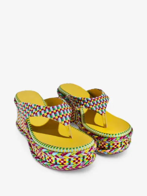 AMAMBAIH Ramona woven-design sandals