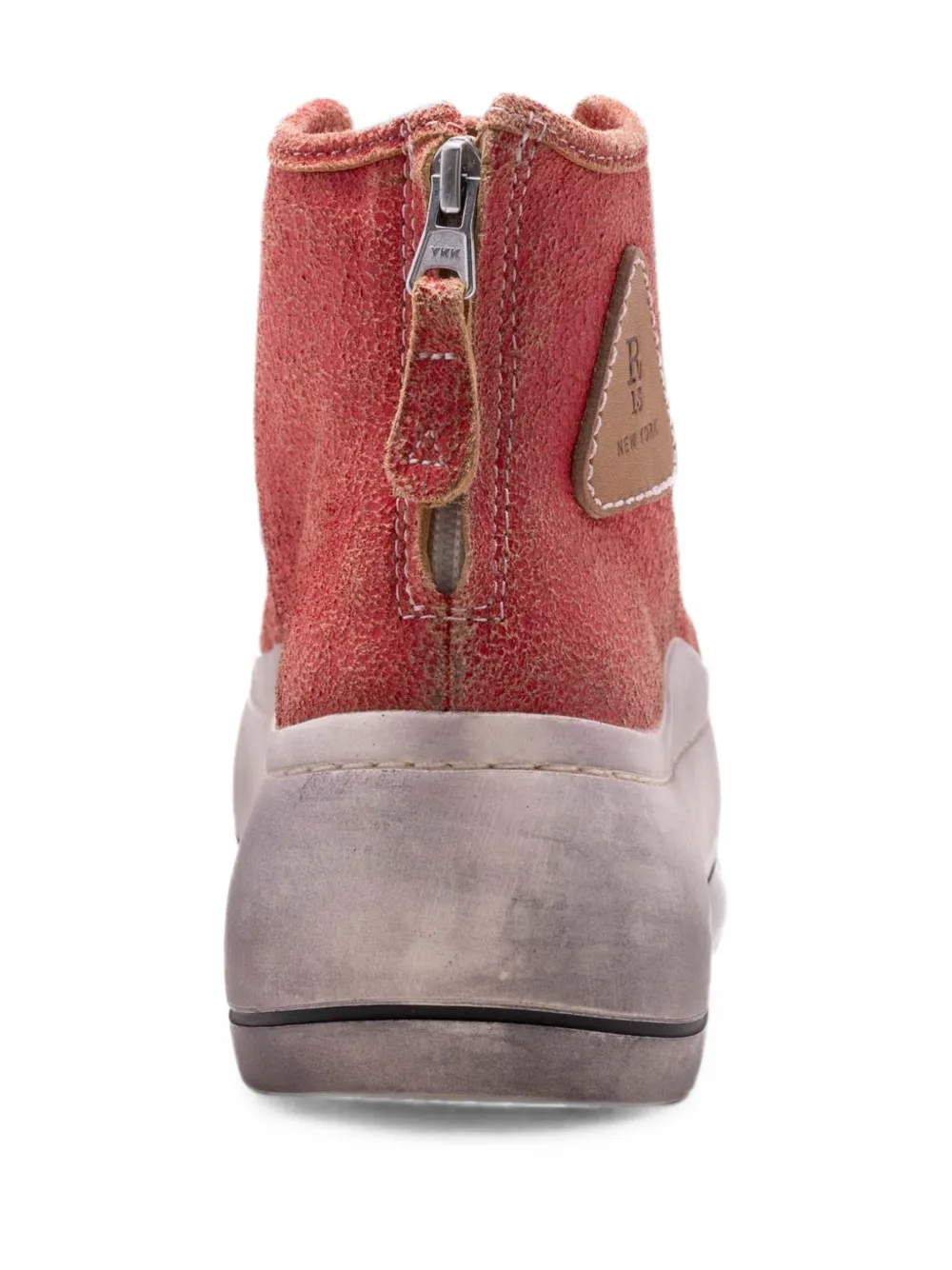 R13 Kurt High-top Sneakers in Red, view 2