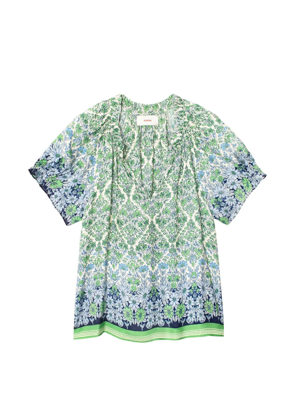 Xirena Blusa Aivy a fiori - Verde