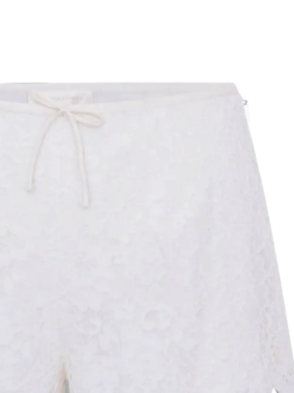 LoveShackFancy Lavadine shorts met kant Wit