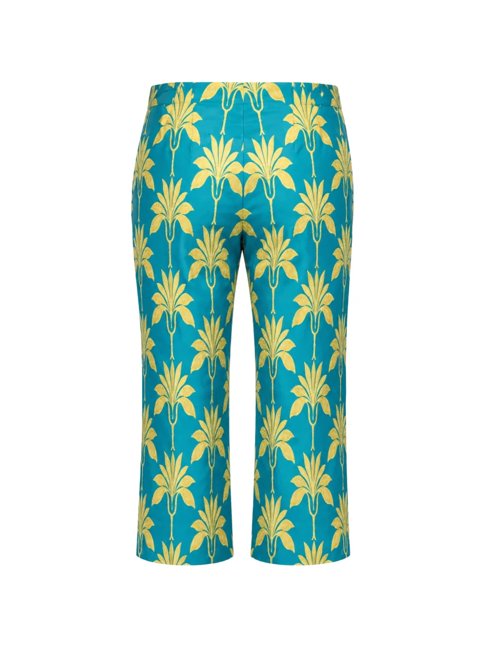  Odeeh Floral-print Straight-leg Trousers - Azul 
