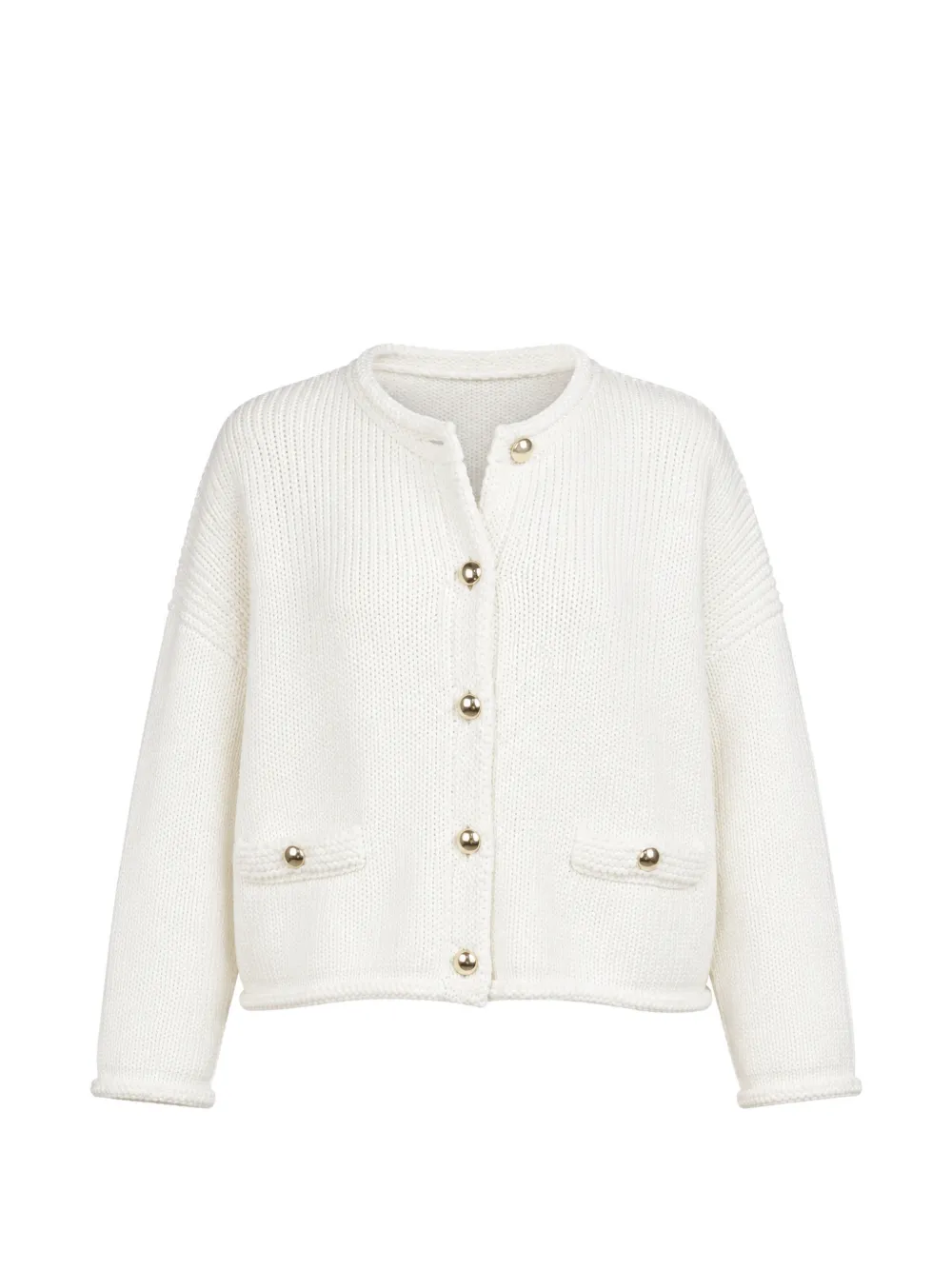 SABLYN Charlene button-up cardigan - Bianco