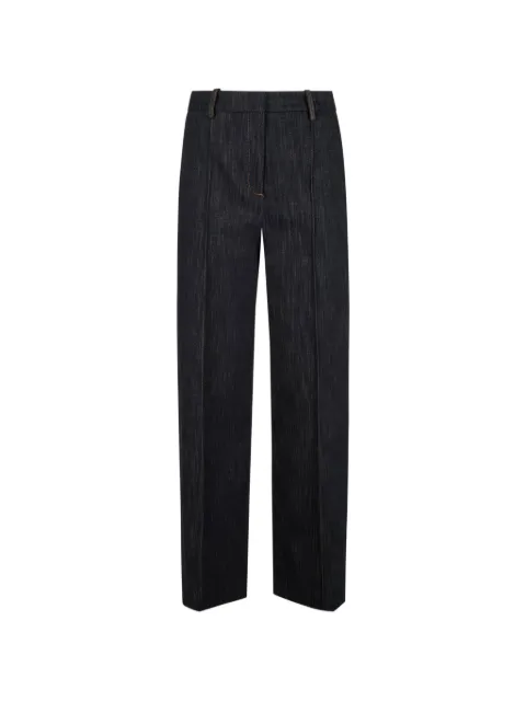 Eleventy contrast-stitch jeans