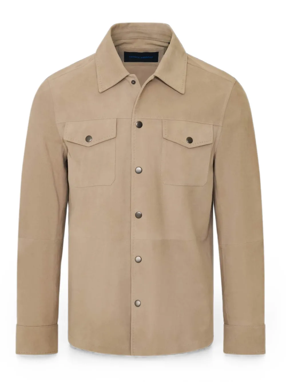  Patrick Assaraf Suede Shirt Jacket - Neutro 