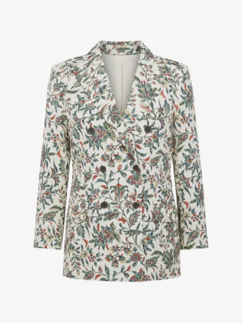 IBRIGU blazer con motivo floral