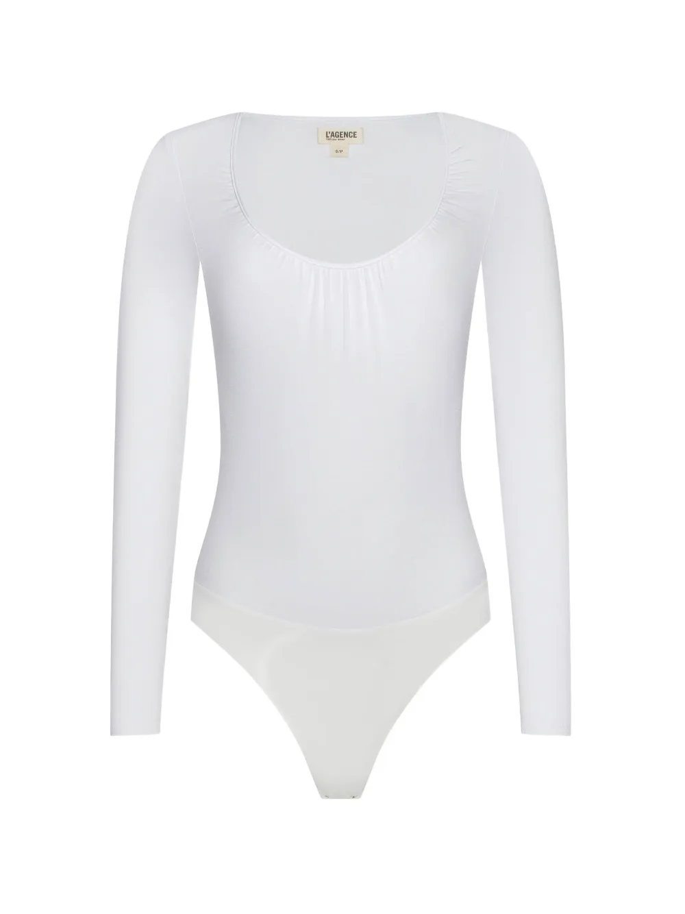 L'Agence Body Cassandra con arricciatura - Bianco