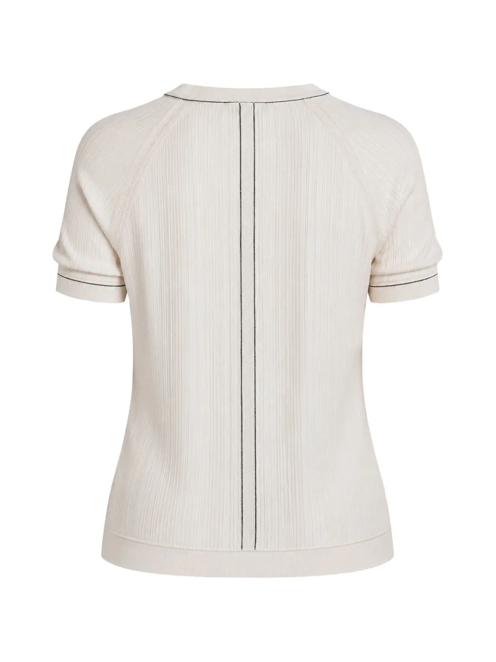 rag & bone Teresa geribbeld T-shirt Beige