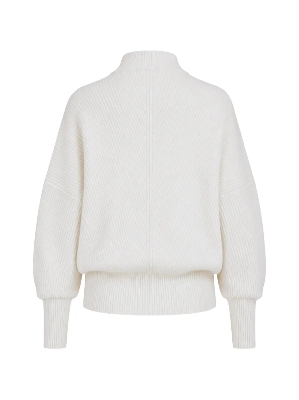SA SU PHI Ribgebreid vest Wit