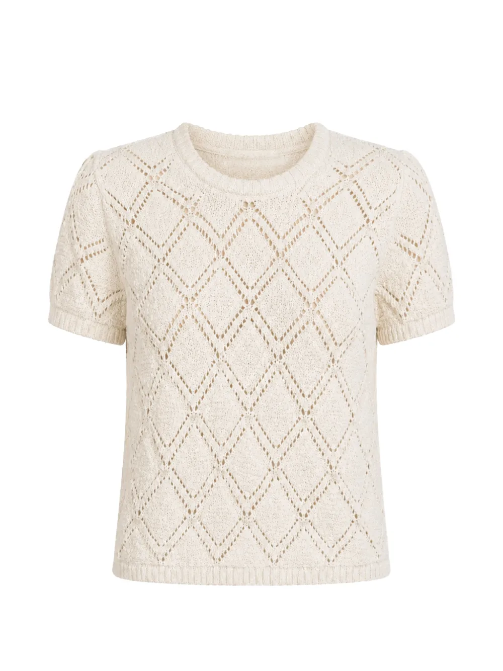 White + Warren Top a maniche corte - Toni neutri