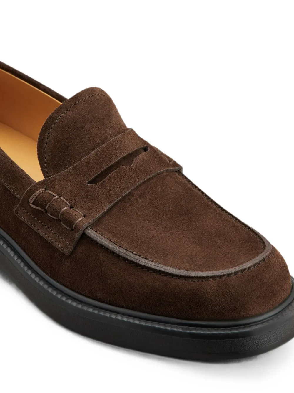 Tods Para Ótica Ventura suede penny loafers Bruin