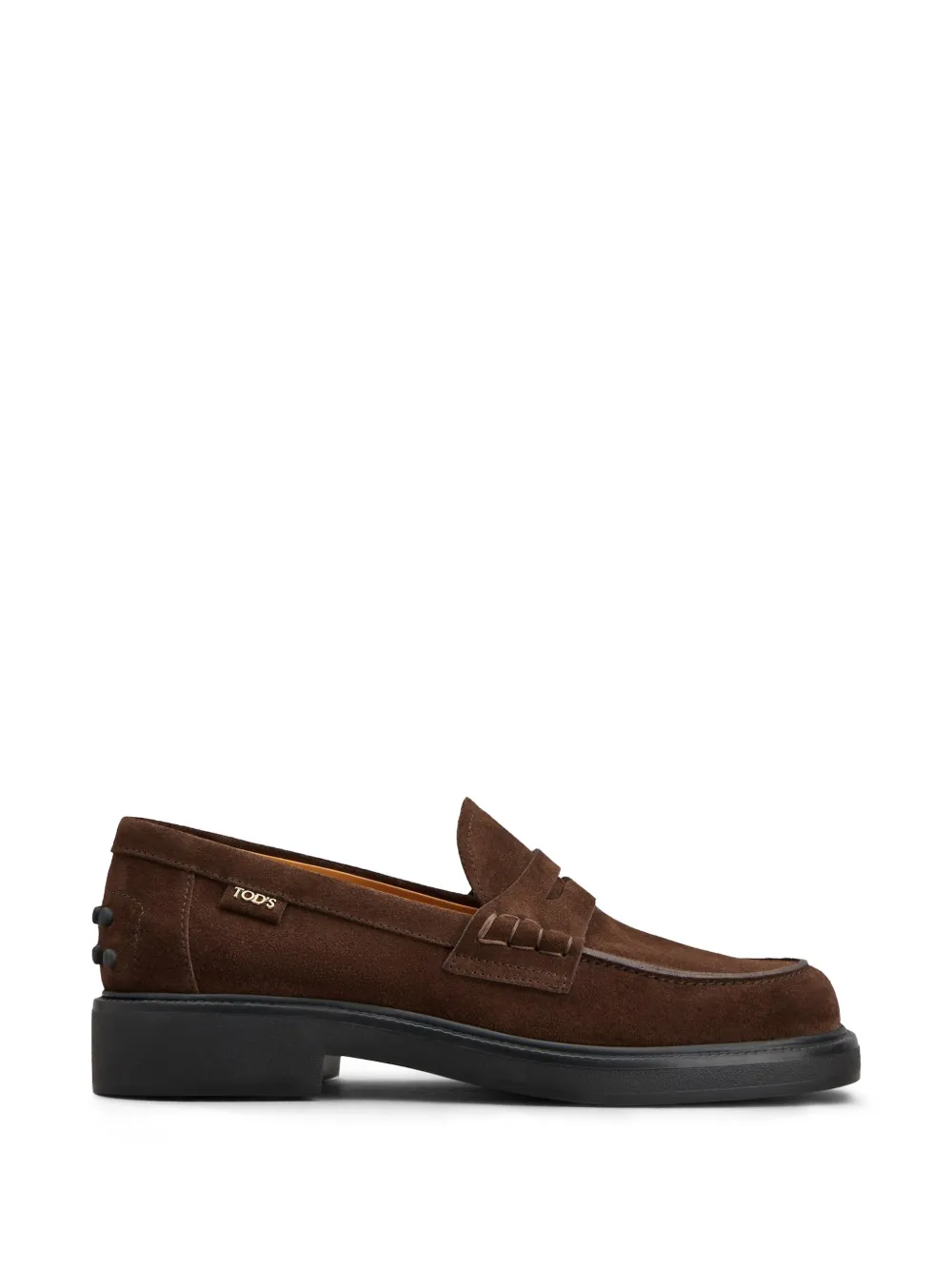 Tods Para Ótica Ventura suede penny loafers Bruin