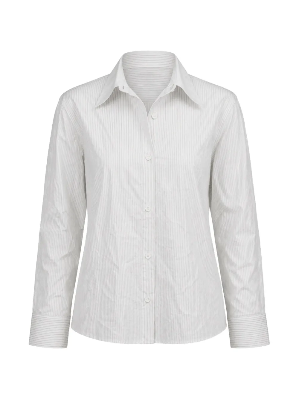 WE-AR4 Camicia The Layered a righe - Bianco