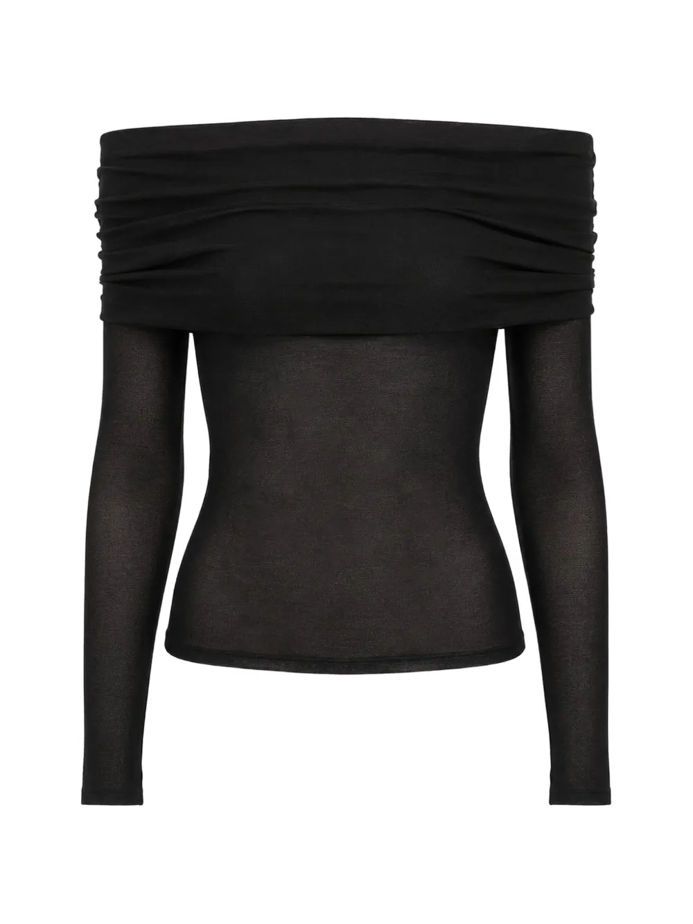 Petar Petrov Blusa Bodywork con spalle scoperte - Nero