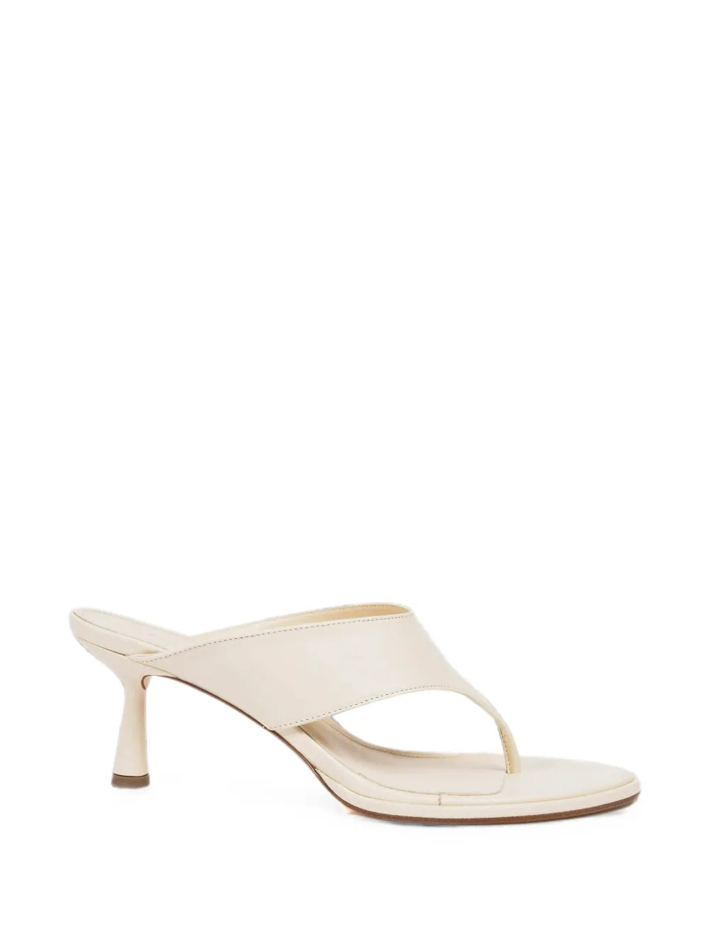 Aeyde Olenna leather sandals Beige