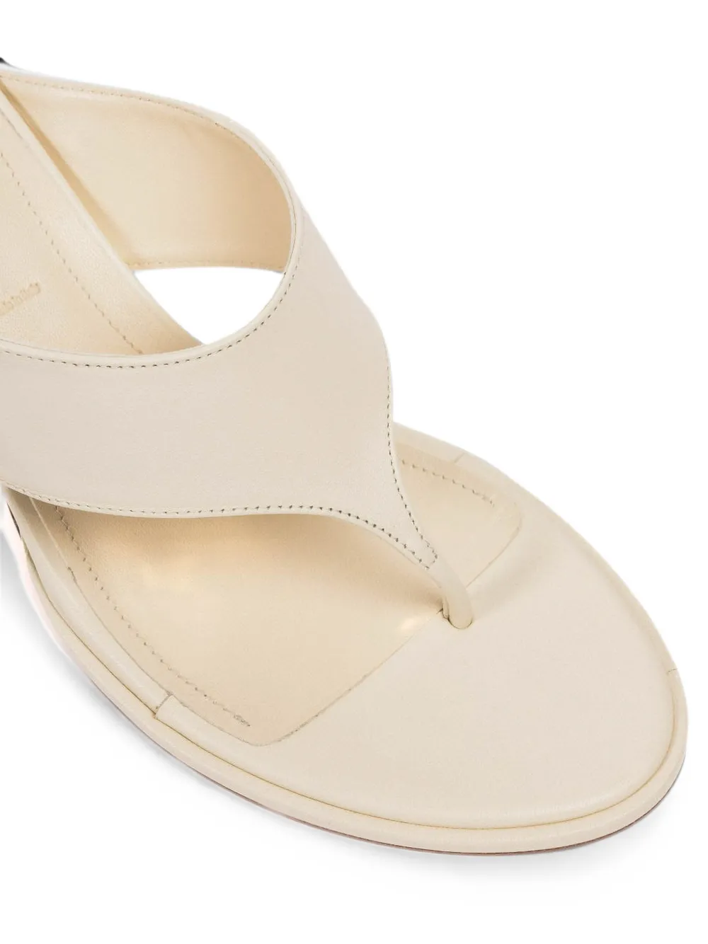Aeyde Olenna leather sandals Beige
