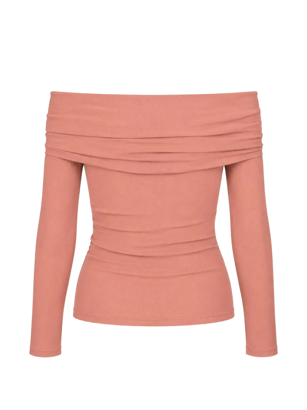 Petar Petrov Off-shoulder Silk Top in Pink, view 2