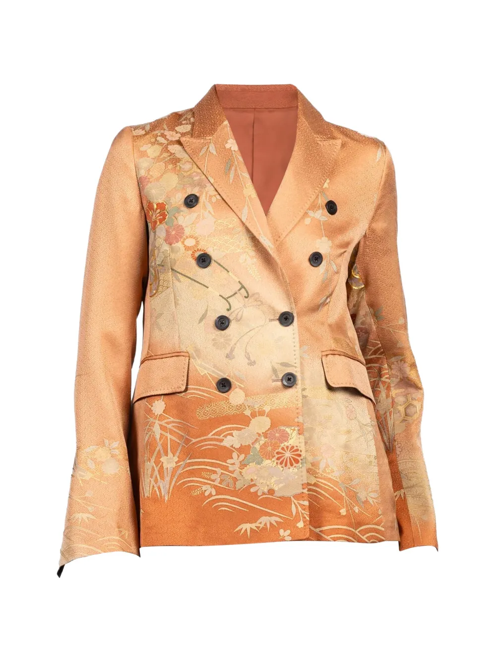 IBRIGU Komon floral-print blazer - Orange