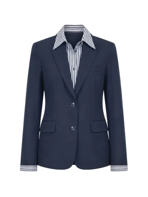 rag & bone Frank Mixed-Media single-breasted wool blazer