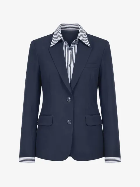 rag & bone Frank Mixed-Media single-breasted wool blazer