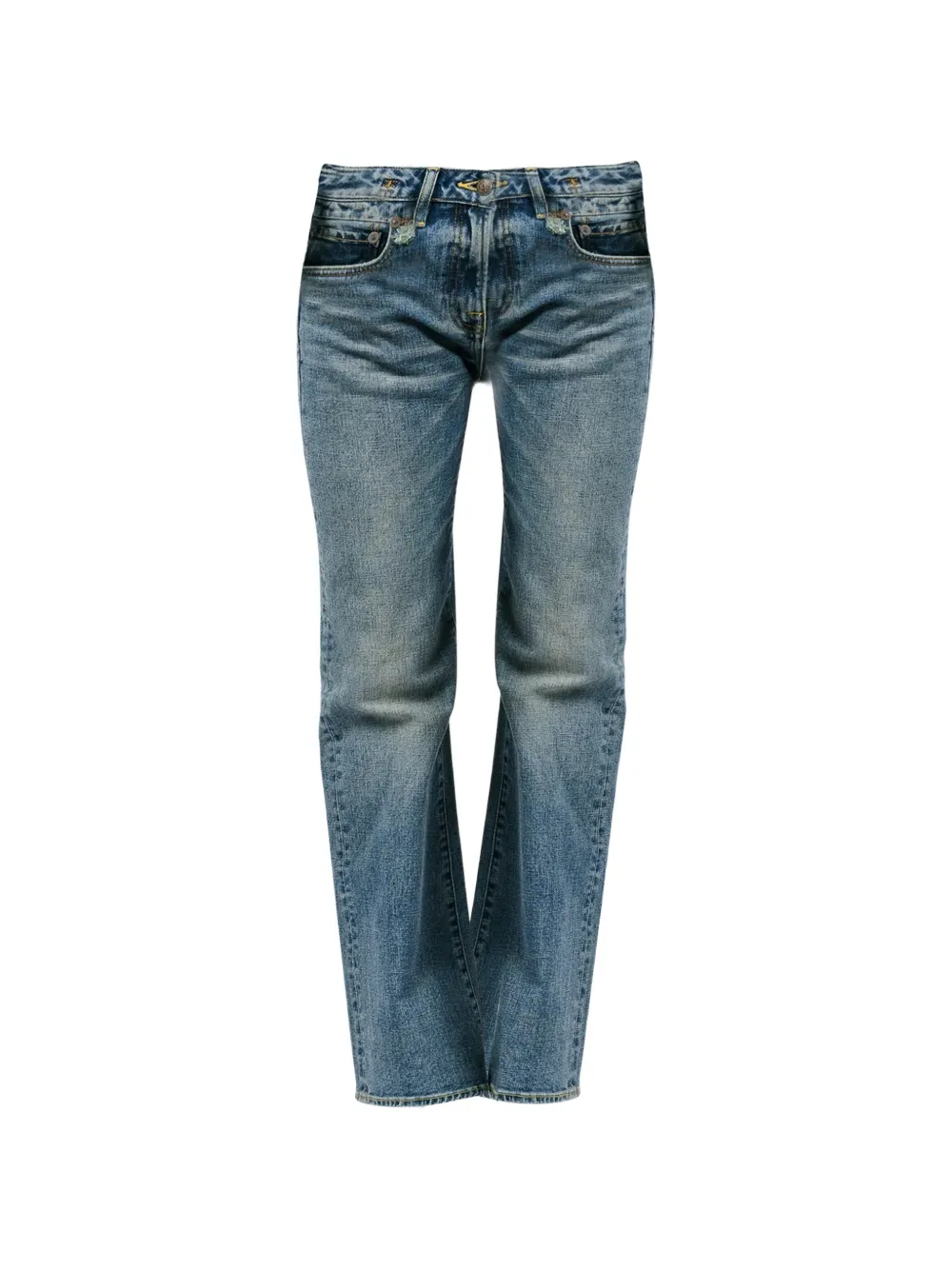 R13 Jeans Boy Flare - Blu