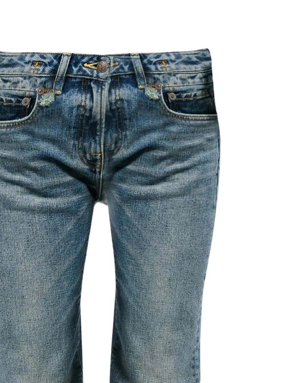 R13 Boy Flare jeans Blauw