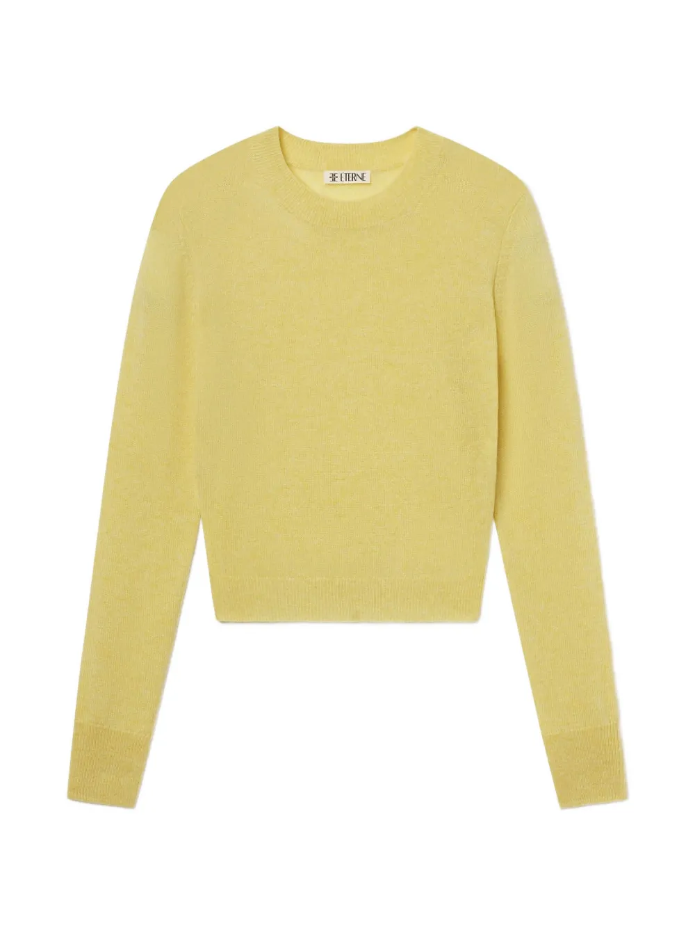 ÉTERNE Francis crew-neck sweatshirt - Yellow