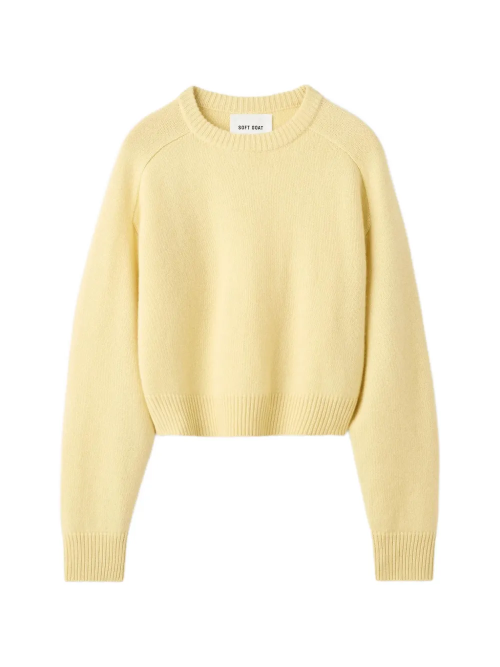 Soft Goat Maglione con maniche raglan - Giallo