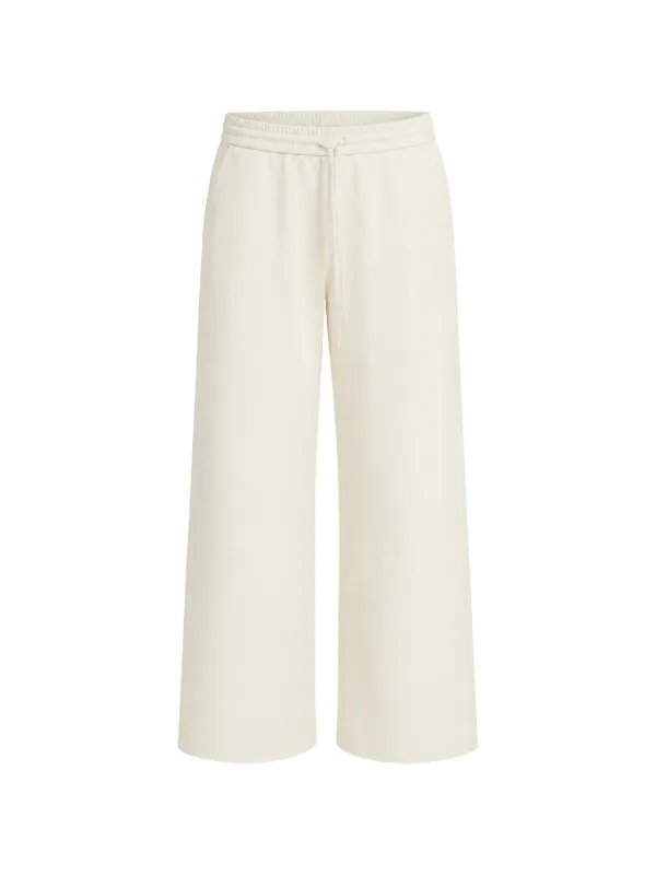 Sprwmn Elasticated Drawstring-waist Track Pants in Neutrals