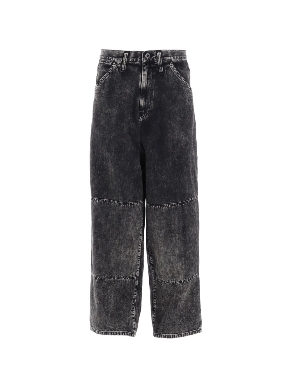 Y's Jeans con effetto schiarito - Nero