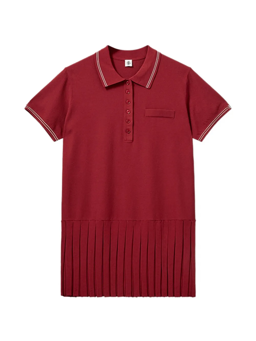 The Garment Abito con colletto stile polo Madison - Rosso