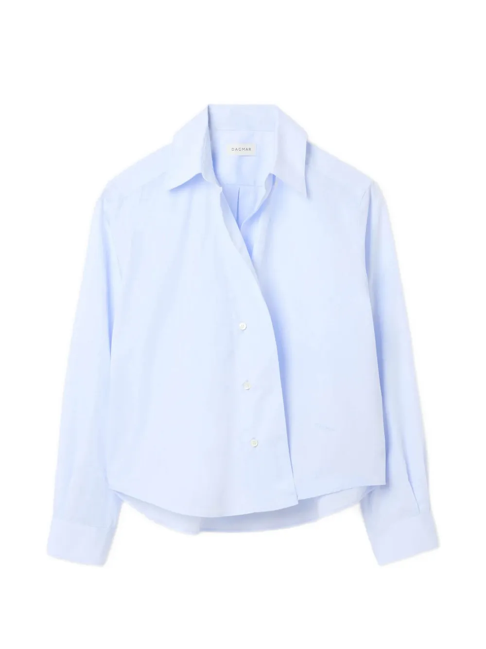 House Of Dagmar Camicia crop - Blu
