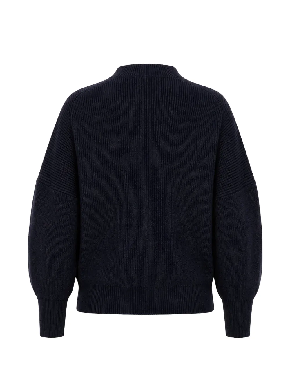  Sa Su Phi Ribbed-knit Batwing-sleeve Sweater - Azul 