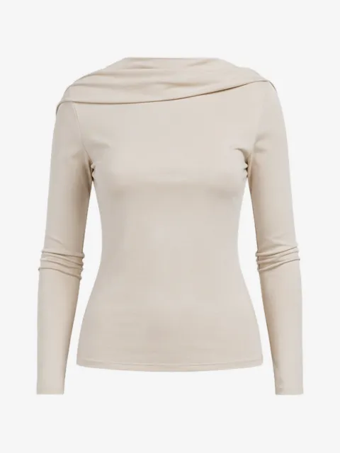 Esse Solina cowl-neck long-sleeve T-shirt