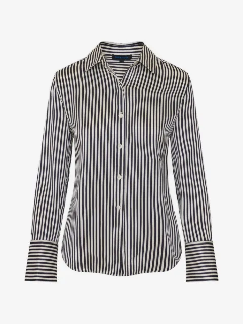 PATRICK ASSARAF striped long-sleeve shirt