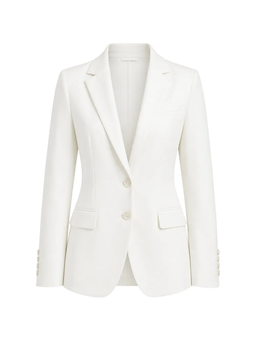 Eleventy Blazer monopetto con revers a lancia - Bianco