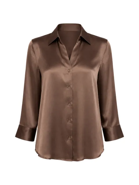 L'Agence Dani three-quarter sleeve blouse