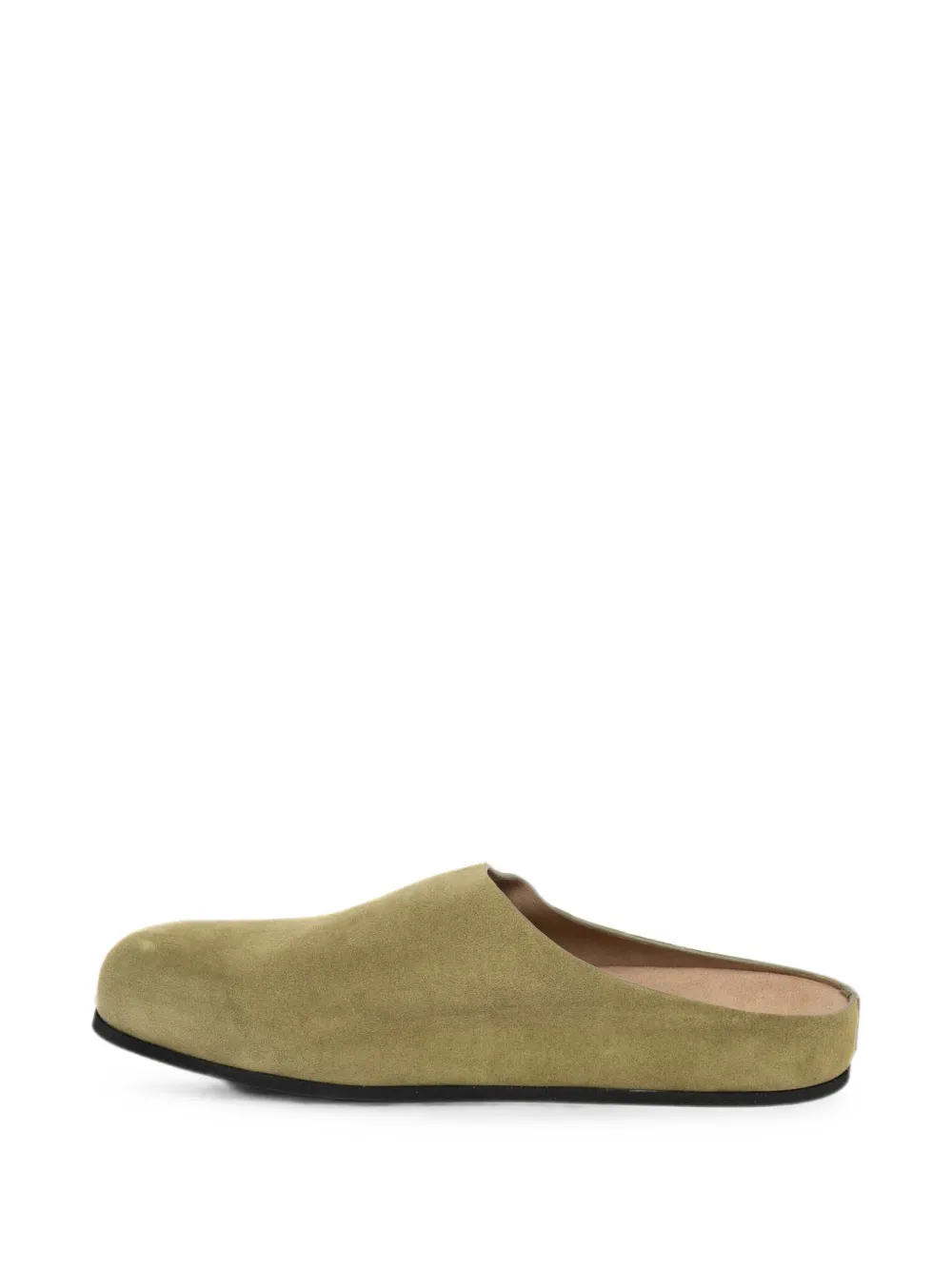 Common Projects suede slip-on mules Groen